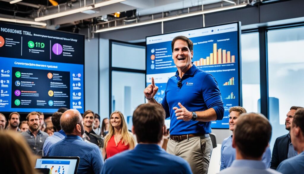 Mark Cuban guiding startups