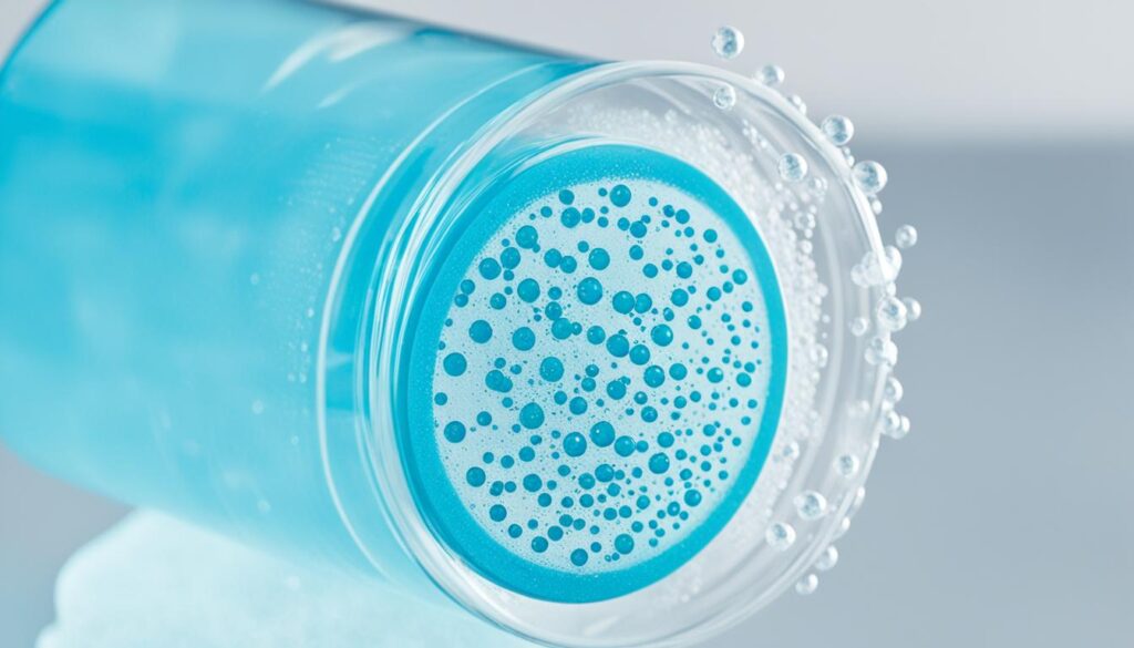 Bottle Bright cleaning tablets effervescence