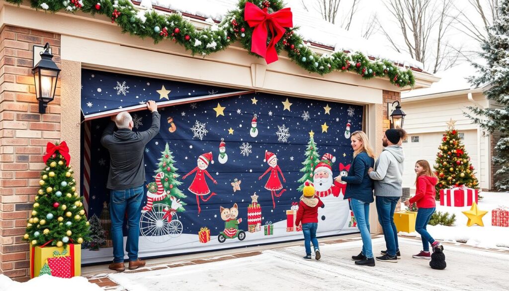 easy garage door cover installation